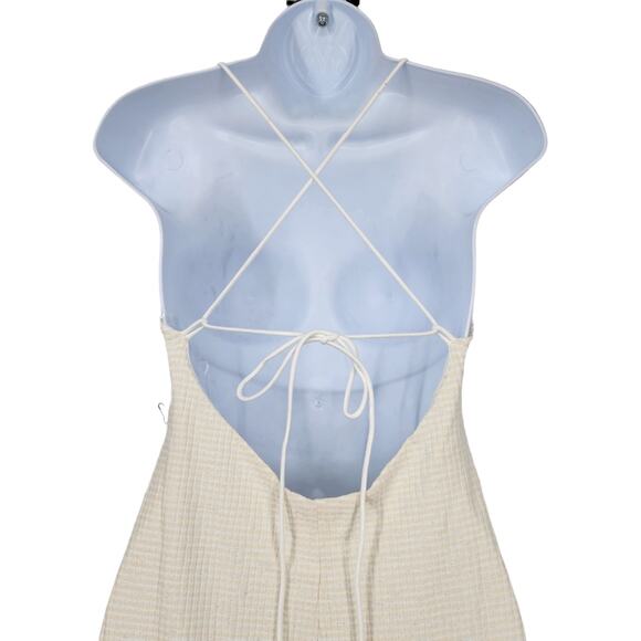 Revolve Song Of Style Cyndie Sleeveless White Ivory Midi Dress Size Small - Picture 4 of 8